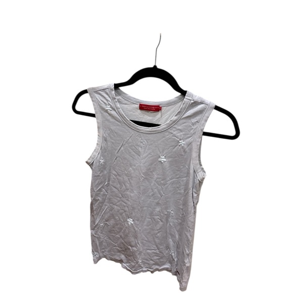 n:PHILANTHROPY Tops - n:PHILANTHROPY Light Gray Tank Top with cute little stars all over it